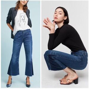 3x1 Higher Ground Gusset Cropped Flared Jeans Size 25 in Elvia 70s Boho Gypsy